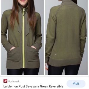 Lululemon reversible zip up